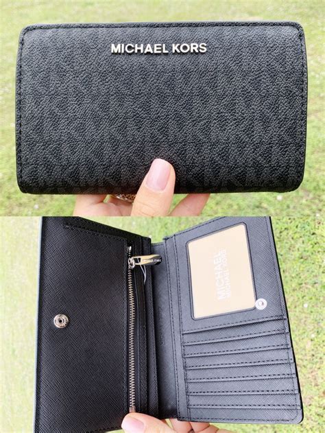 women michael kors small wallet|Michael Kors slim wallet black.